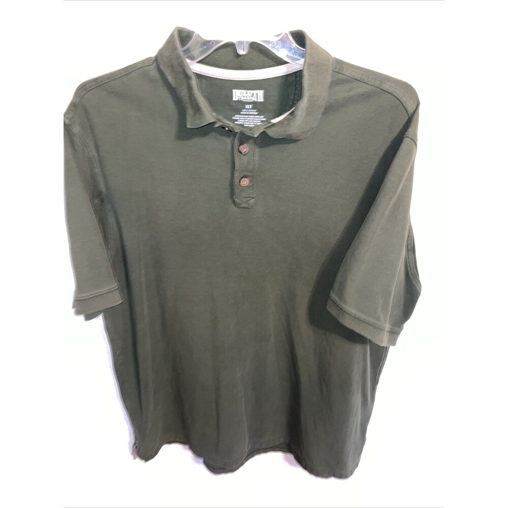 Duluth Men’s Polo Shirt Size XL Tall Green Work Rugged Golf Outdoors